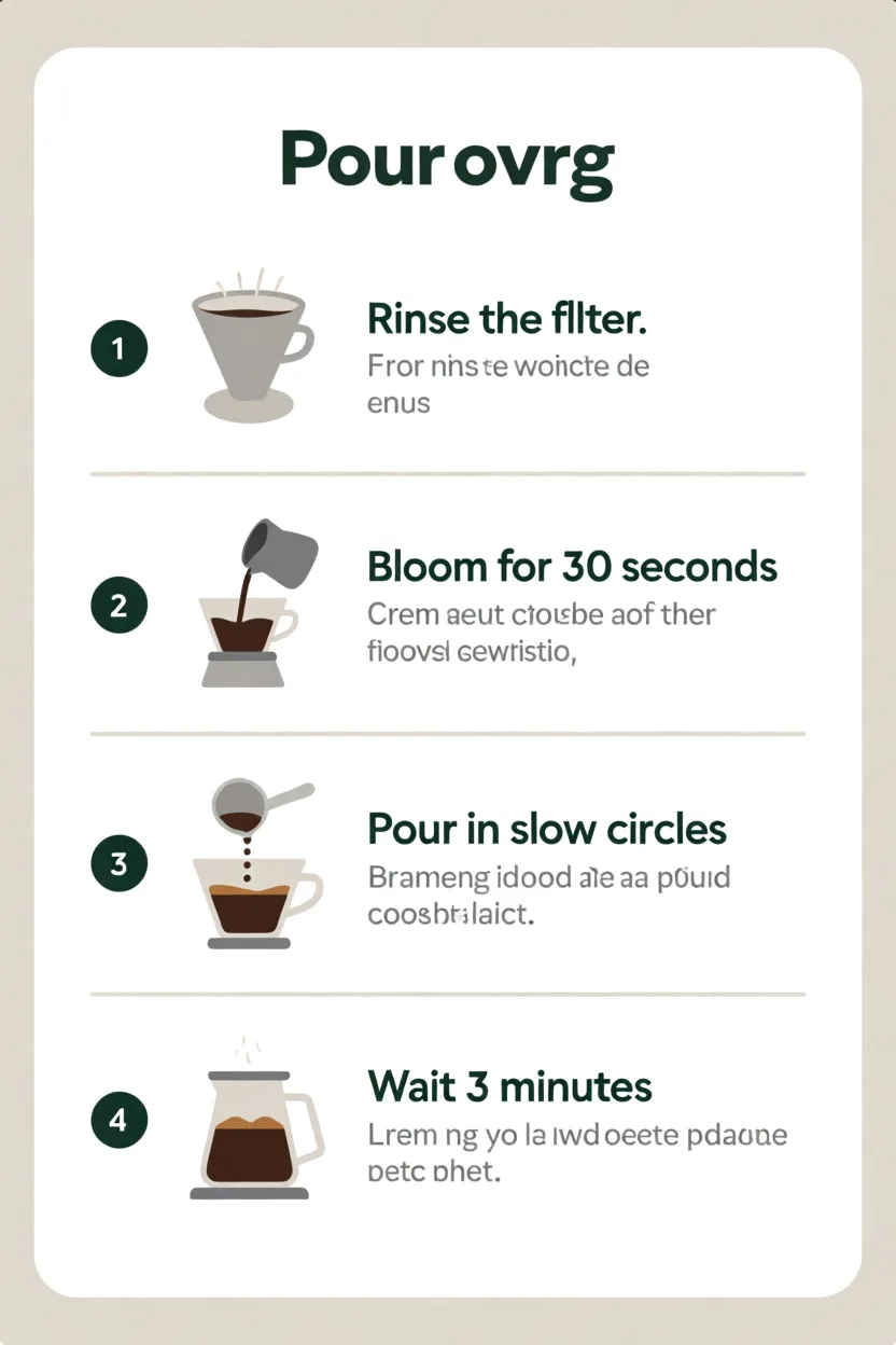 Krea 2 Medium result for the infographic with steps prompt